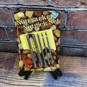 Vintage H. M. Quackenbush Nutcracker and Pick Set Unopened in Original Packaging